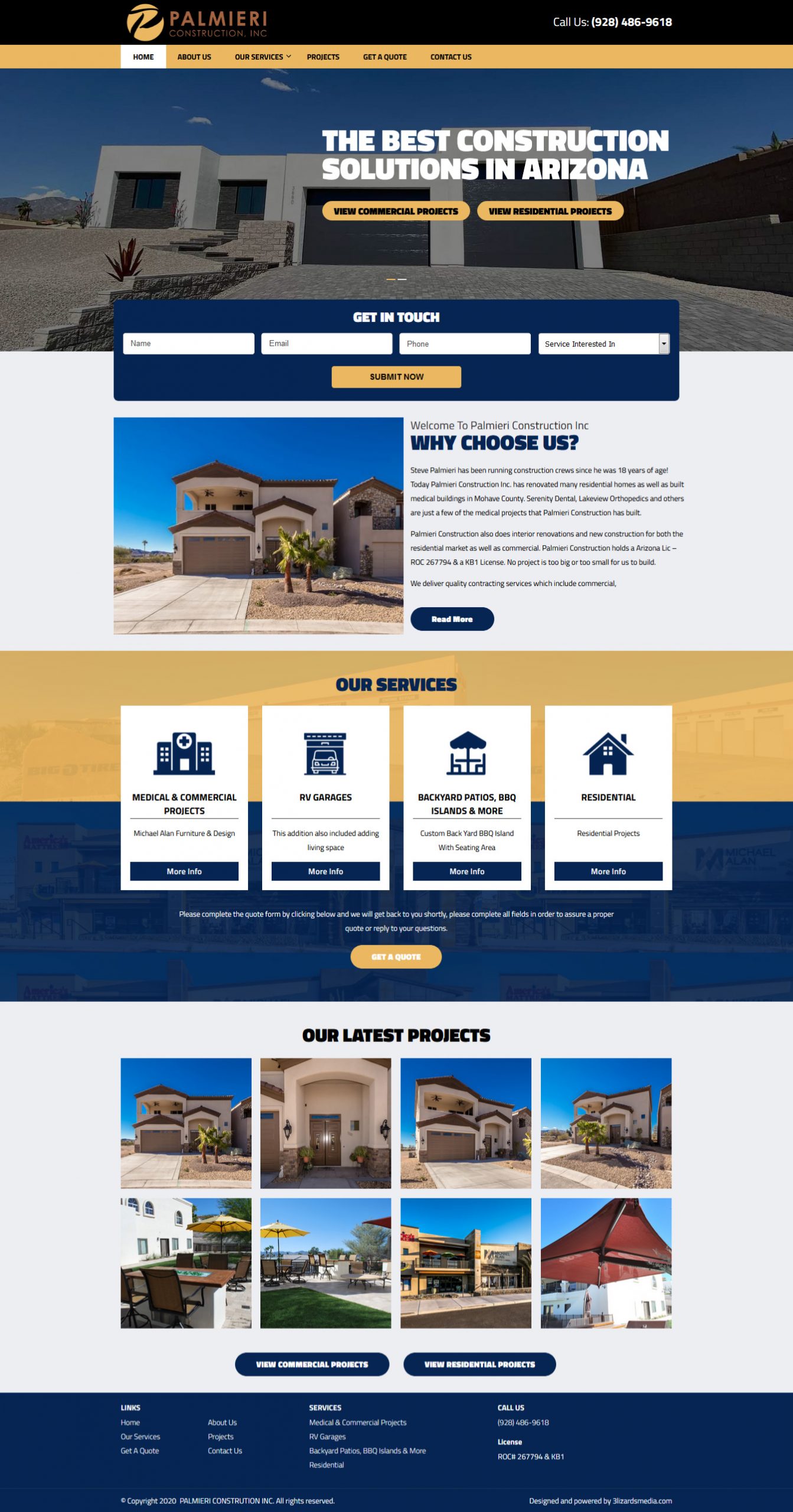Palmieri Website Design