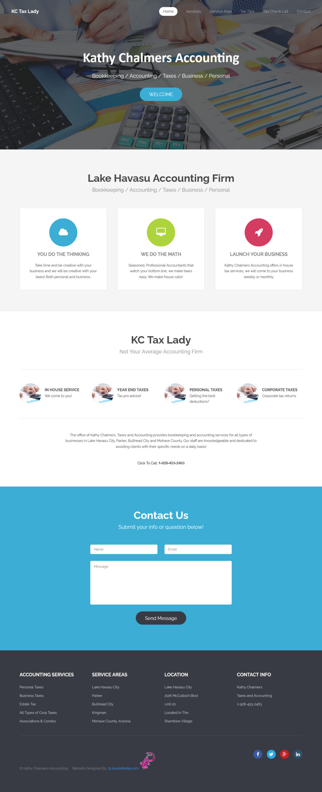 Kathy Chalmers Accounting Website Design