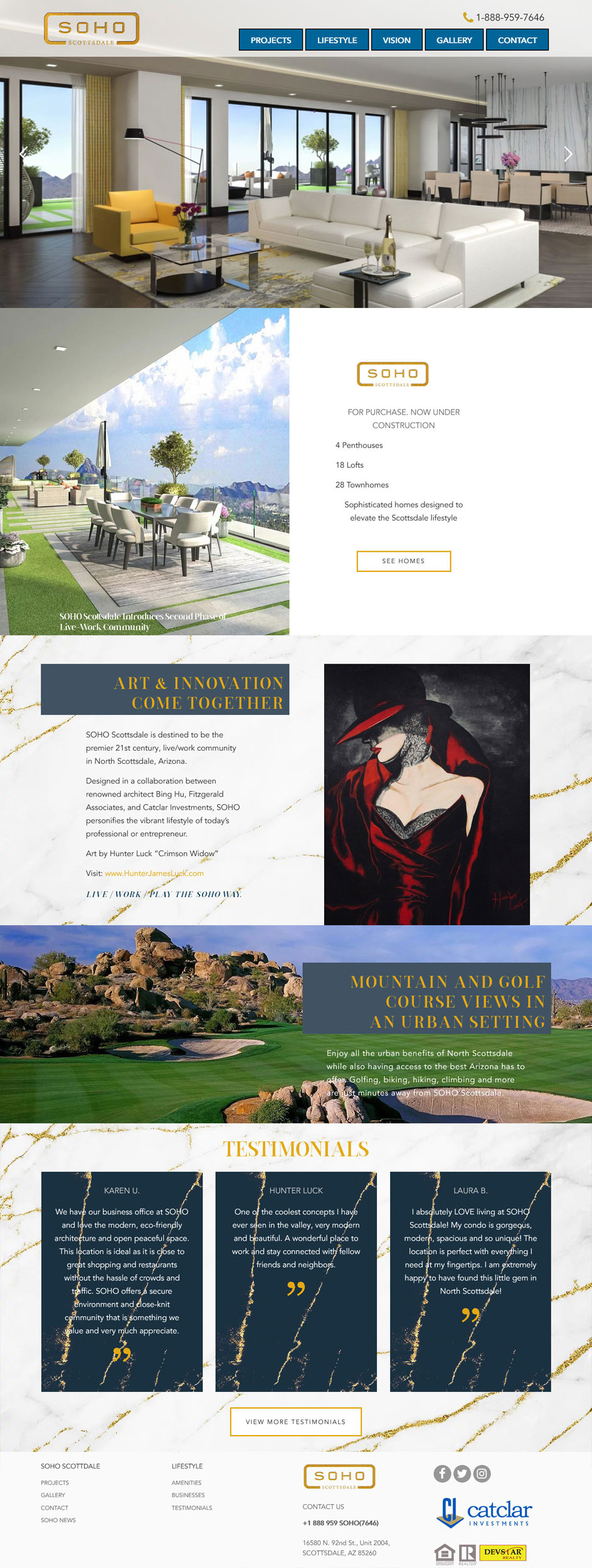 SOHO Scottsdale Website Design